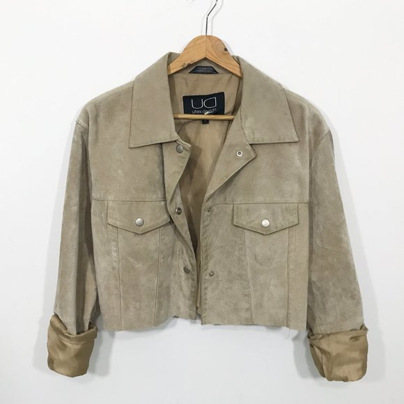 Vintage Cropped Suede Jacket - Picture 13 of 15